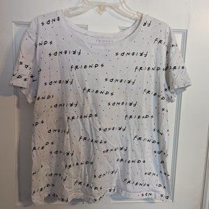 Friends The Television Series Classic Logo Polka Dot T-Shirt Unisex sz XXL